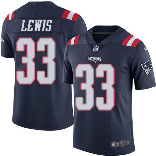 Nike Patriots #33 Dion Lewis Navy Blue Men's Stitched NFL Limited Rush Jersey Nike Patriots #33 Dion Lewis Navy Blue Men's Stitched NFL Limited Rush Jersey