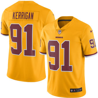 Ryan Kerrigan Washington Redskins Nike Color Rush Limited Jersey - Gold Ryan Kerrigan Washington Redskins Nike Color Rush Limited Jersey - Gold