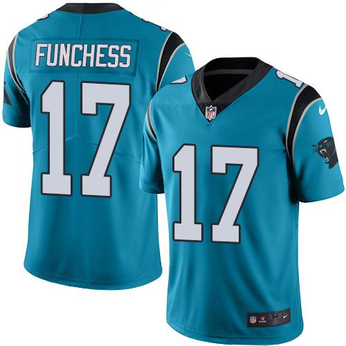 Nike Panthers #17 Devin Funchess Blue Youth Stitched NFL Limited Rush Jersey Nike Panthers #17 Devin Funchess Blue Youth Stitched NFL Limited Rush Jersey