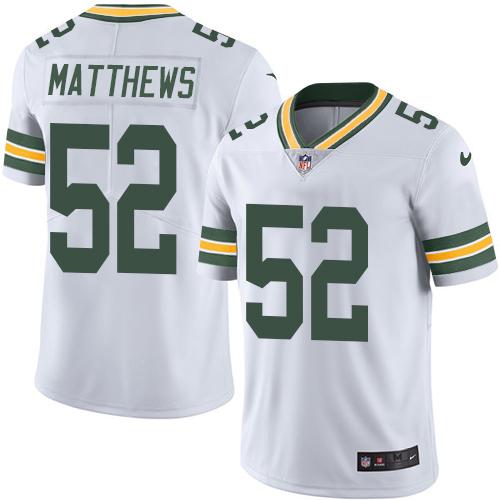 Nike Packers #52 Clay Matthews White Youth Stitched NFL Limited Rush Jersey Nike Packers #52 Clay Matthews White Youth Stitched NFL Limited Rush Jersey