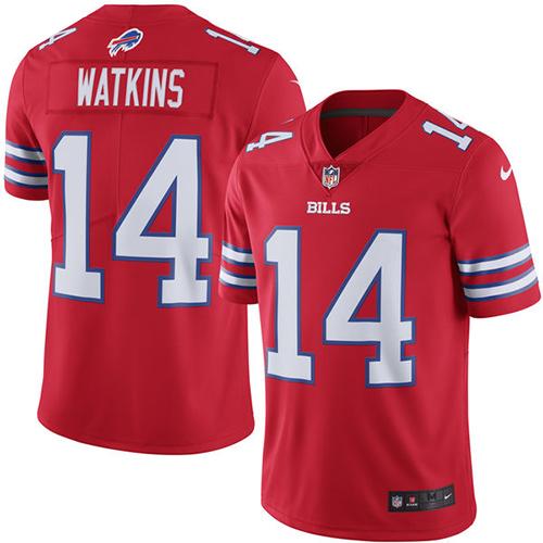 Nike Bills #14 Sammy Watkins Red Youth Stitched NFL Limited Rush Jersey Nike Bills #14 Sammy Watkins Red Youth Stitched NFL Limited Rush Jersey
