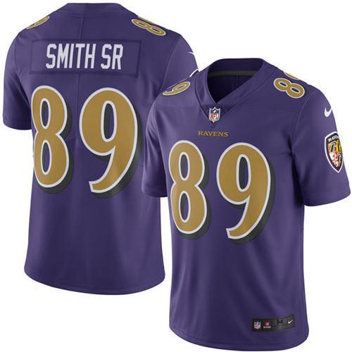 Nike Ravens #89 Steve Smith Sr Purple Youth Stitched NFL Limited Rush Jersey Nike Ravens #89 Steve Smith Sr Purple Youth Stitched NFL Limited Rush Jersey
