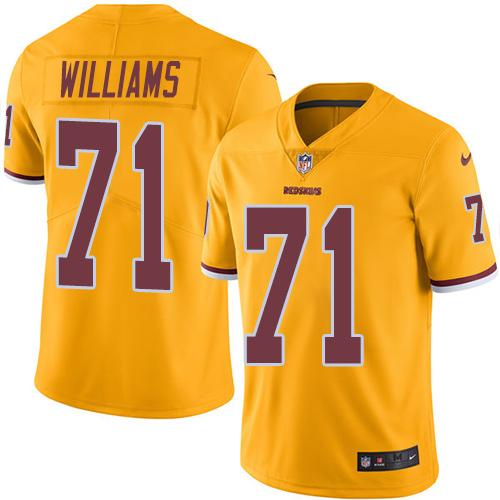 Nike Redskins #71 Trent Williams Gold Youth Stitched NFL Limited Rush Jersey Nike Redskins #71 Trent Williams Gold Youth Stitched NFL Limited Rush Jersey