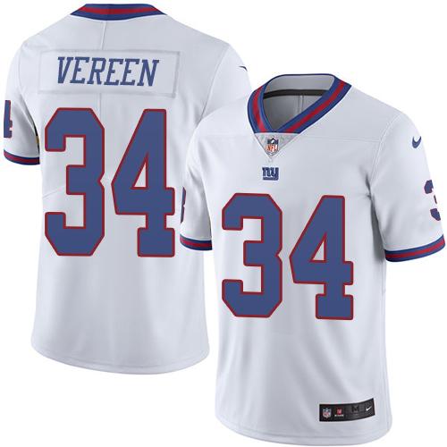 Nike Giants #34 Shane Vereen White Youth Stitched NFL Limited Rush Jersey Nike Giants #34 Shane Vereen White Youth Stitched NFL Limited Rush Jersey