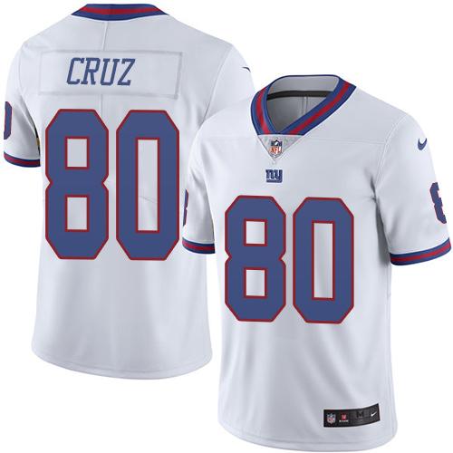 Nike Giants #80 Victor Cruz White Youth Stitched NFL Limited Rush Jersey Nike Giants #80 Victor Cruz White Youth Stitched NFL Limited Rush Jersey