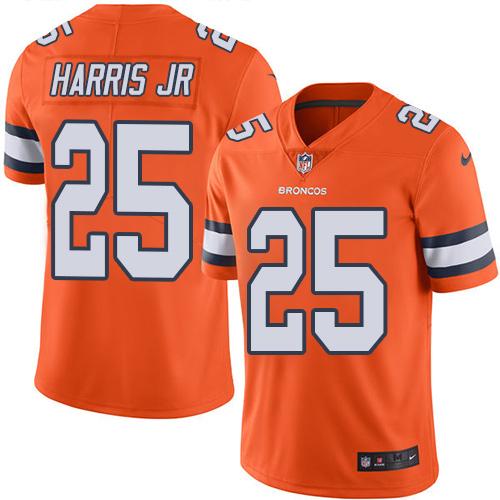 Nike Broncos #25 Chris Harris Jr Orange Youth Stitched NFL Limited Rush Jersey Nike Broncos #25 Chris Harris Jr Orange Youth Stitched NFL Limited Rush Jersey