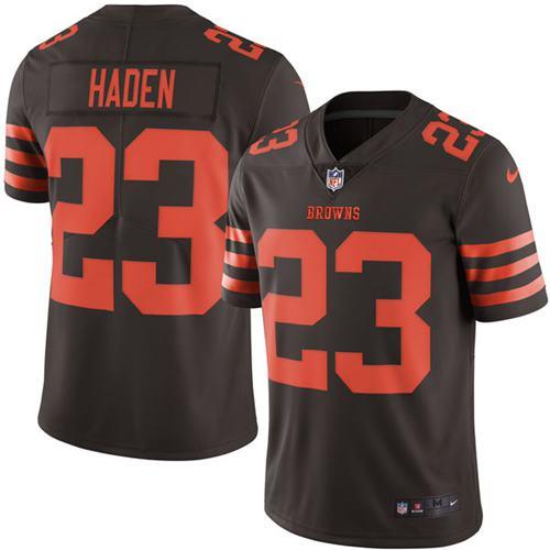 Nike Browns #23 Joe Haden Brown Youth Stitched NFL Limited Rush Jersey Nike Browns #23 Joe Haden Brown Youth Stitched NFL Limited Rush Jersey