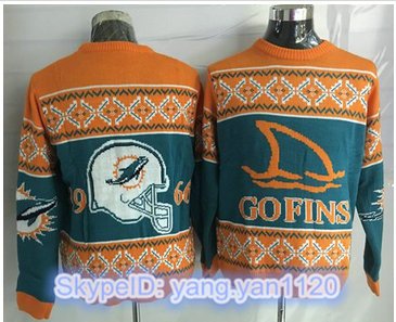 Nike Miami Dolphins Men''s Ugly Sweater