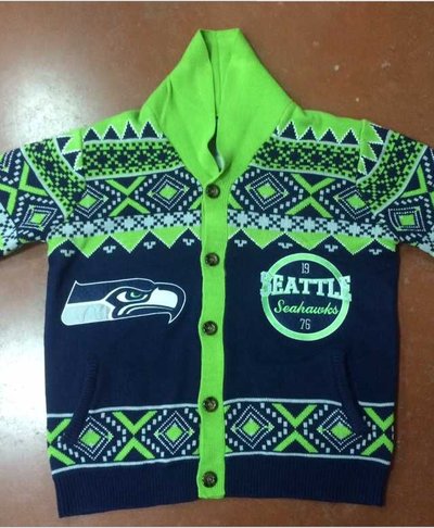 Nike Seattle Seahawks Men's Ugly Sweater