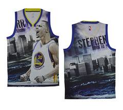 NBA moments version of the Golden State Warriors Curry roaring white jersey vest NBA moments version of the Golden State Warriors Curry roaring white jersey vest