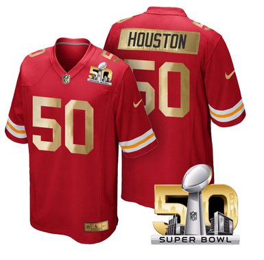 Pro Order Kansas City Chiefs Jersey 50 Justin Houston Red Super Bowl 50 Limited Jerseys