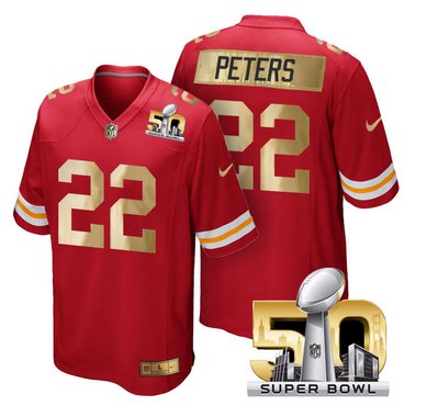 Pro Order Kansas City Chiefs Jersey 22 Marcus Peters Red Super Bowl 50 Limited Jerseys