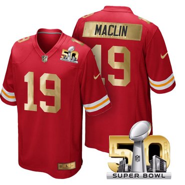Pro Order Kansas City Chiefs Jersey 19 Jeremy Maclin Red Super Bowl 50 Limited Jerseys