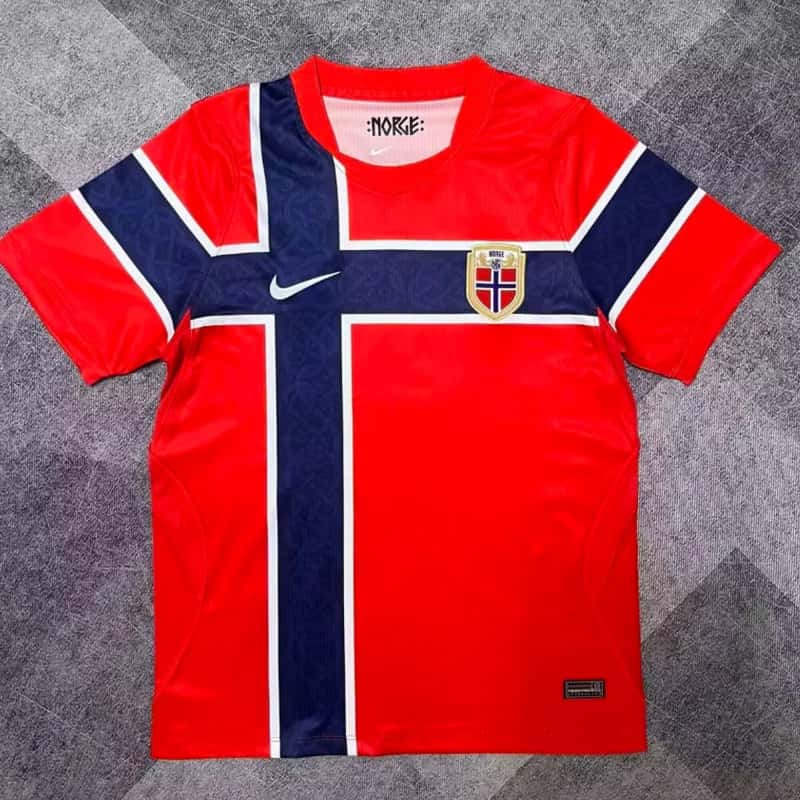 2026 FIFA World Cup Norway Kit Soccer Home Blank Shirt Jersey