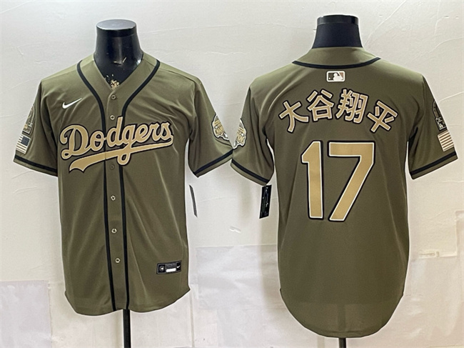 Men's Los Angeles Dodgers #17 大谷翔平 Olive 2026 Armed Forces Day Stitched Baseball Jerseys Men's Los Angeles Dodgers #17 大谷翔平 Olive 2026 Armed Forces Day Stitched Baseball Jerseys